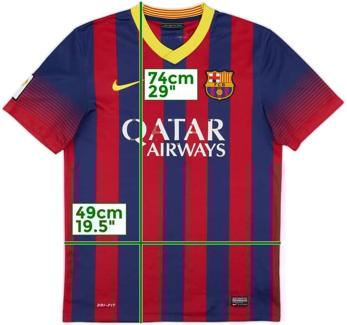 2013-14 Barcelona Home Shirt - 5/10 - (S)