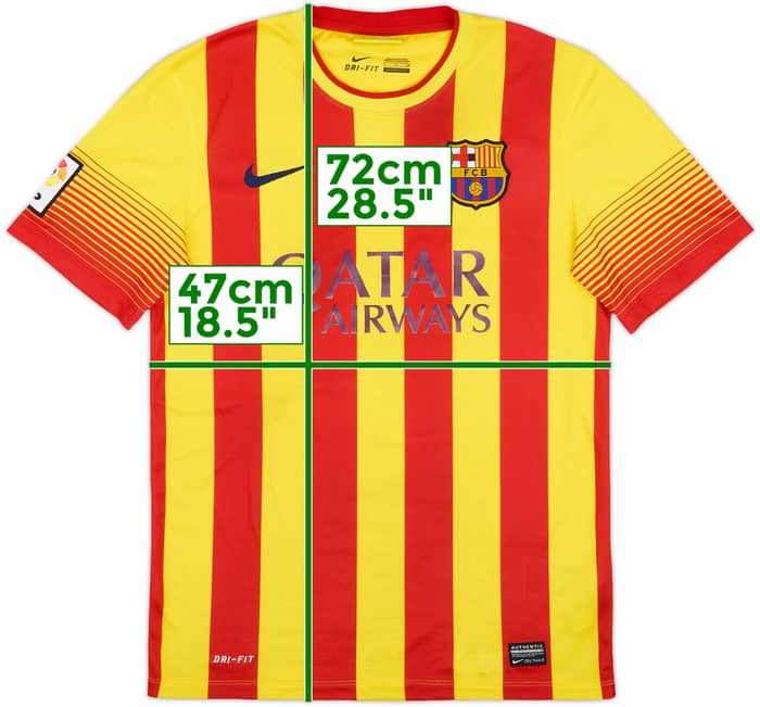 2013-15 Barcelona Away Shirt - 5/10 - (S)