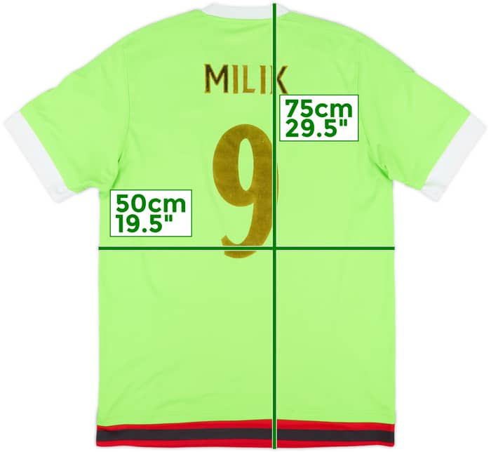 2015-16 Ajax Away Shirt Milik #9 - 4/10 - (M)
