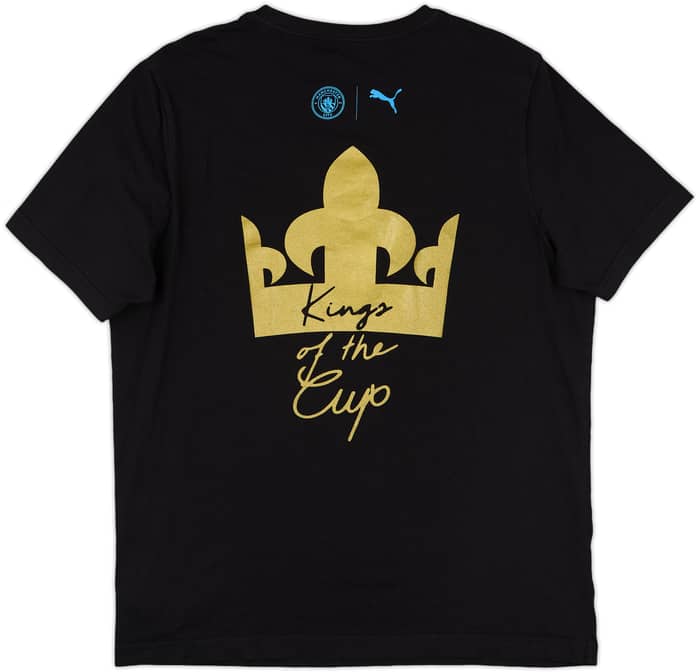 2022-23 Manchester City Puma Graphic Tee - 7/10 - (L)