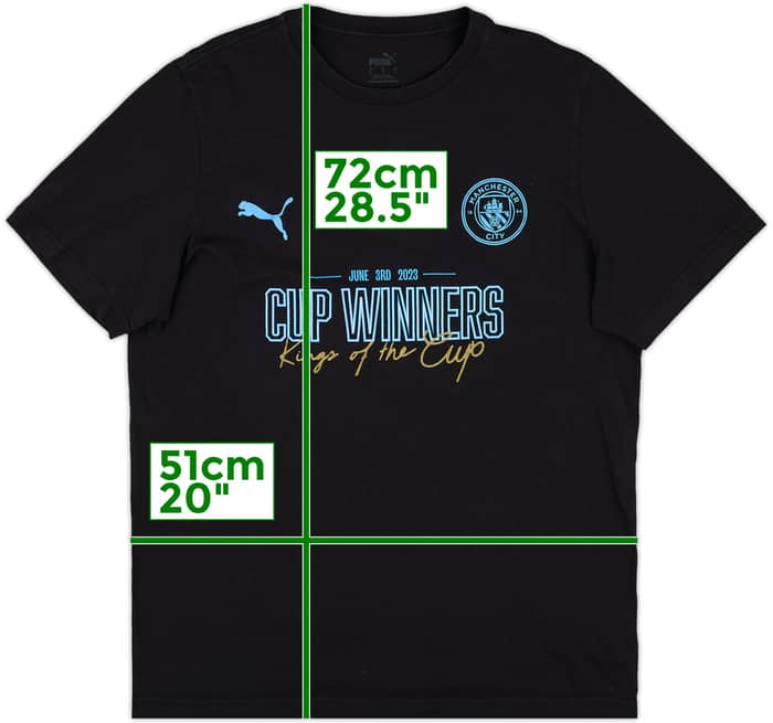 2022-23 Manchester City Puma Cotton Tee - 10/10 - (L)