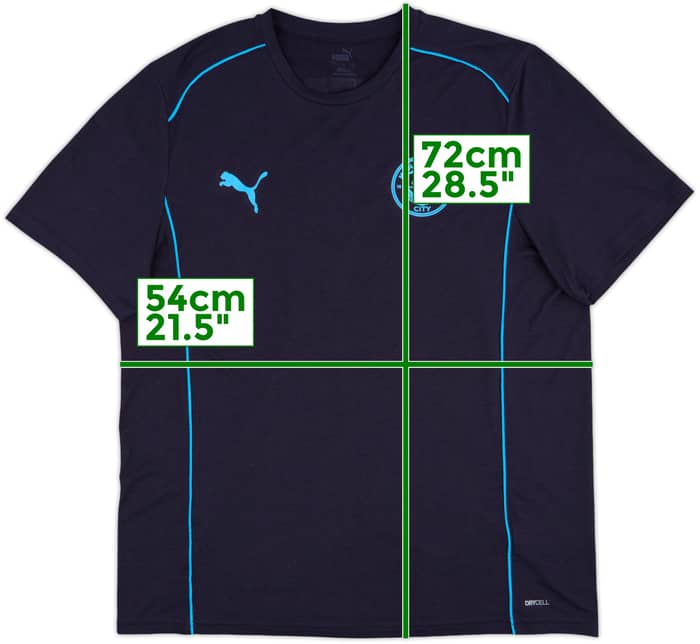 2024-25 Manchester City Puma Cotton Tee - 9/10 - (L)