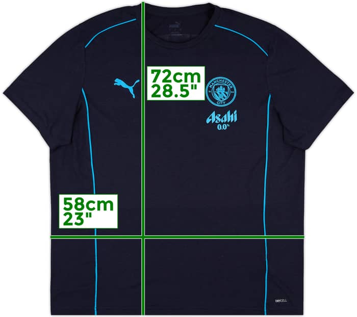 2024-25 Manchester City Puma Cotton Tee - 9/10 - (L)