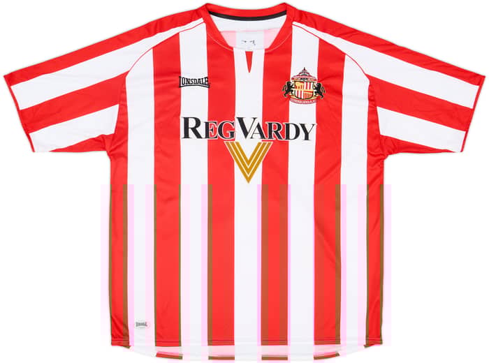 2005-07 Sunderland Home Shirt Delap #4 - 8/10 - (XL)