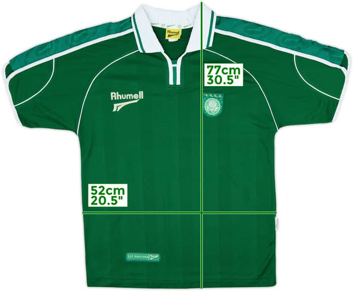 2001-02 Palmeiras Home Shirt #10 - 9/10 - (L)