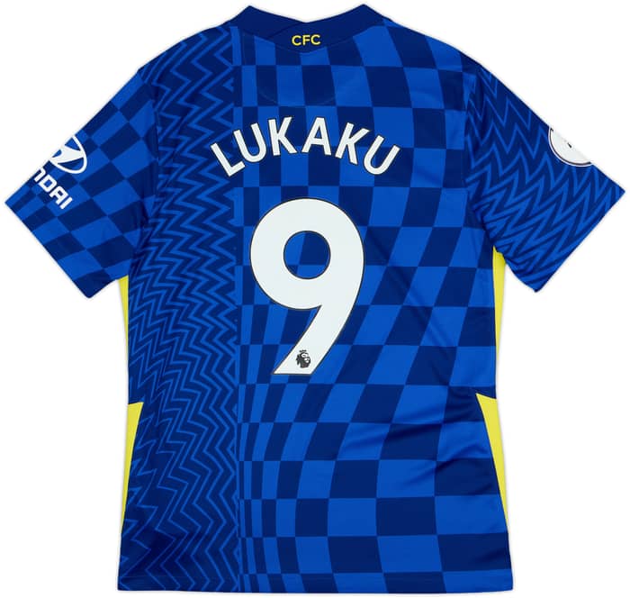 2021-22 Chelsea Home Shirt Lukaku #9 - 10/10 - (M)