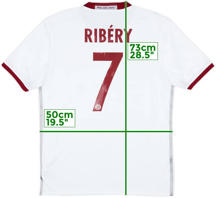 2016-17 Bayern Munich Third Shirt Ribery #7 - 6/10 - (M)