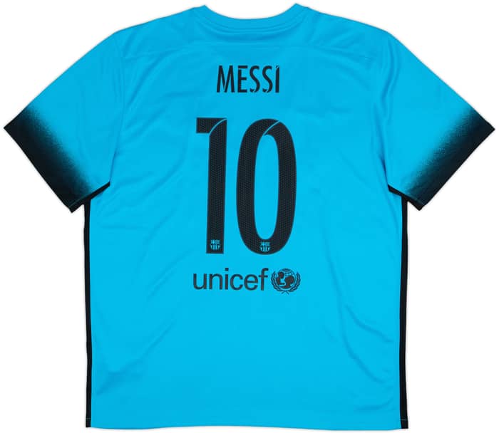 2015-16 Barcelona Third Shirt Messi #10 - 10/10 - (XL)