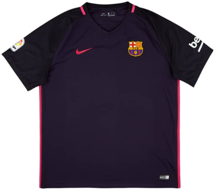 2016-17 Barcelona Away Shirt Messi #10 - 10/10 - (XL)