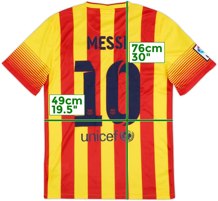 2013-15 Barcelona Away Shirt Messi #10 - 8/10 - (S)