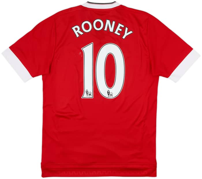 2015-16 Manchester United Home Shirt Rooney #10 - 6/10 - (S)