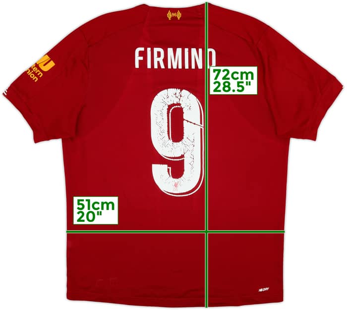 2019-20 Liverpool Home Shirt Firmino #9 - 4/10 - (L)