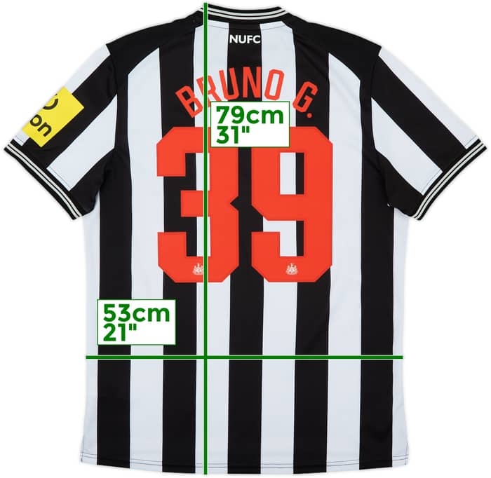 2023-24 Newcastle Home Shirt Bruno G. #39 - 6/10 - (XL)