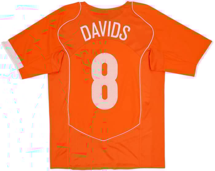 2004-06 Netherlands Home Shirt Davids #8 - 10/10 - (M)