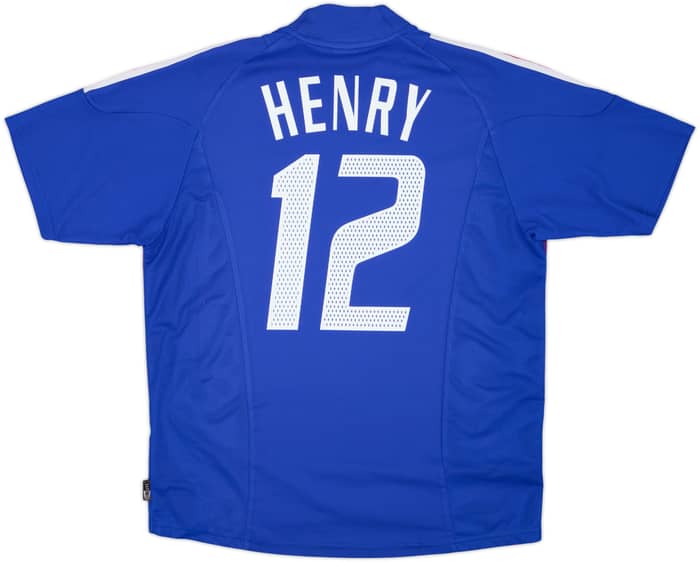 2002-04 France Home Shirt Henry #12 - 8/10 - (L)