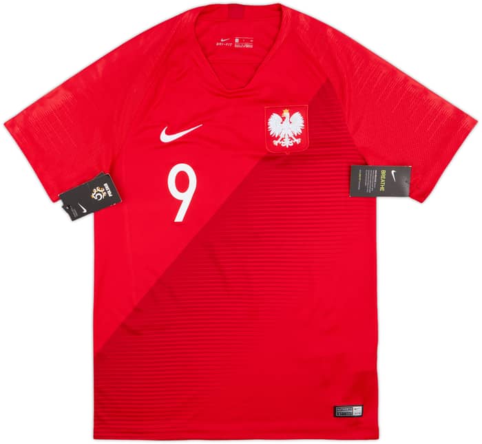 2018-19 Poland Away Shirt Lewandowski #9 (S)