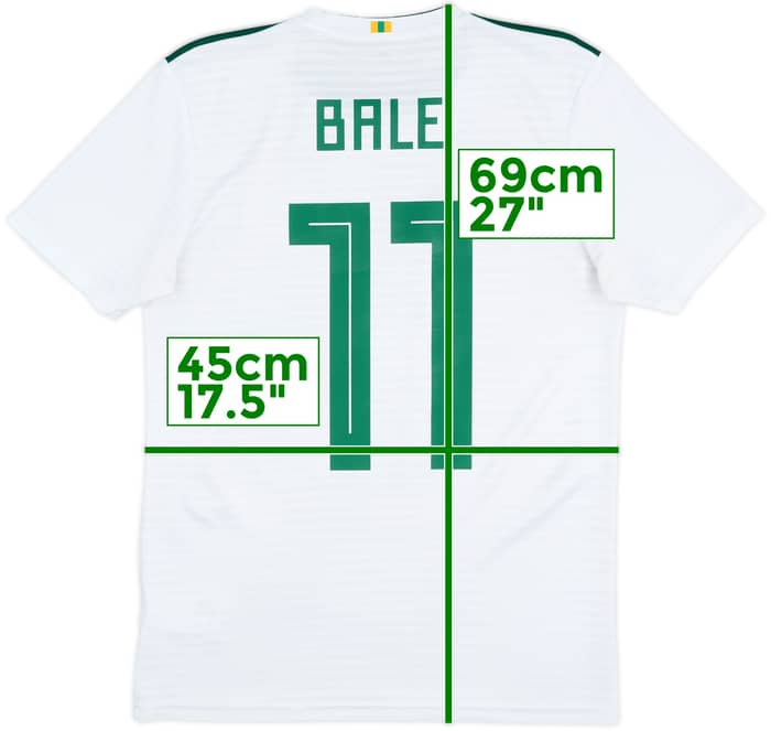 2018-19 Wales Away Shirt Bale #11 - 8/10 - (S)