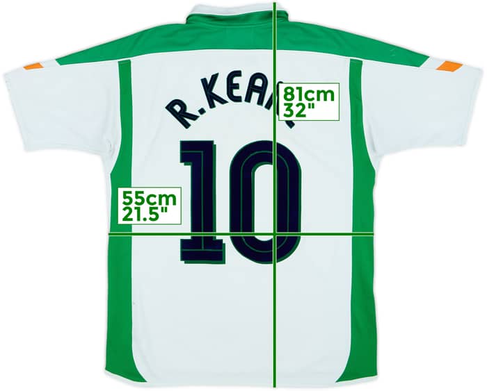 2003-05 Ireland Away Shirt R.Keane #10 - 6/10 - (L)