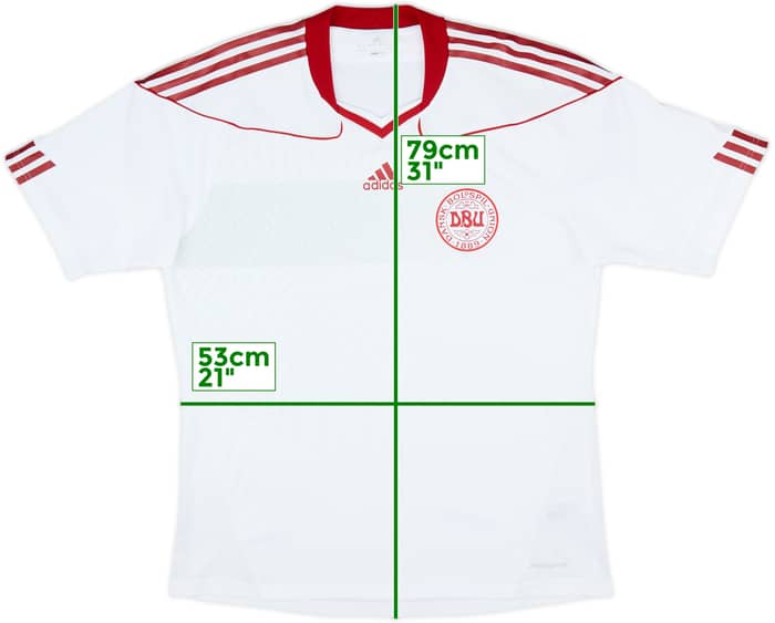 2010-11 Denmark Away Shirt - 10/10 - (XL)