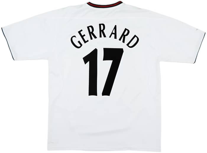 2003-04 Liverpool Away Shirt Gerrard #17 - 7/10 - (L)
