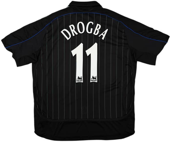 Camiseta de la tercera equipación del Chelsea 2006-07 Drogba #11 - 6/10 - (XXL)