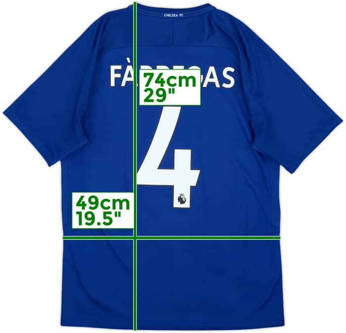 2017-18 Chelsea Home Shirt Fabregas #4 - 7/10 - (M)