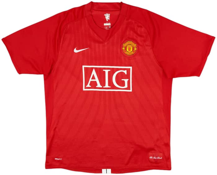 2007-09 Manchester United Home Shirt Ronaldo #7 - 6/10 - (L)