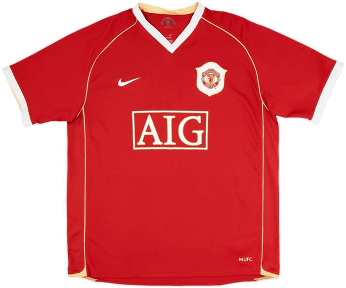 2006-07 Manchester United Home Shirt Ronaldo #7 - 6/10 - (L)
