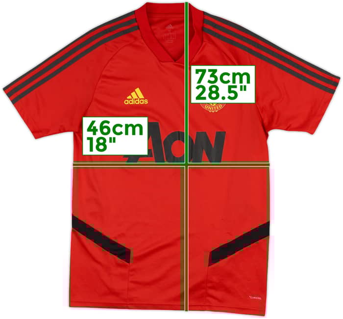 2019-20 Manchester United adidas Training Shirt - 9/10 - (S)