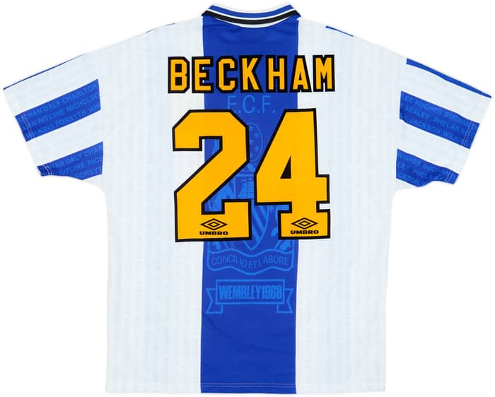 1994-96 Manchester United Third Shirt Beckham #24 - 9/10 - (L)