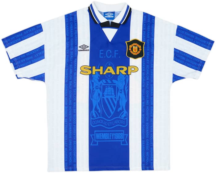 1994-96 Manchester United Third Shirt Beckham #24 - 9/10 - (L)