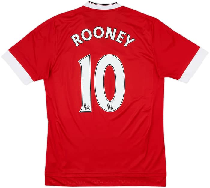 2015-16 Manchester United Home Shirt Rooney #10 - 6/10 - (S)
