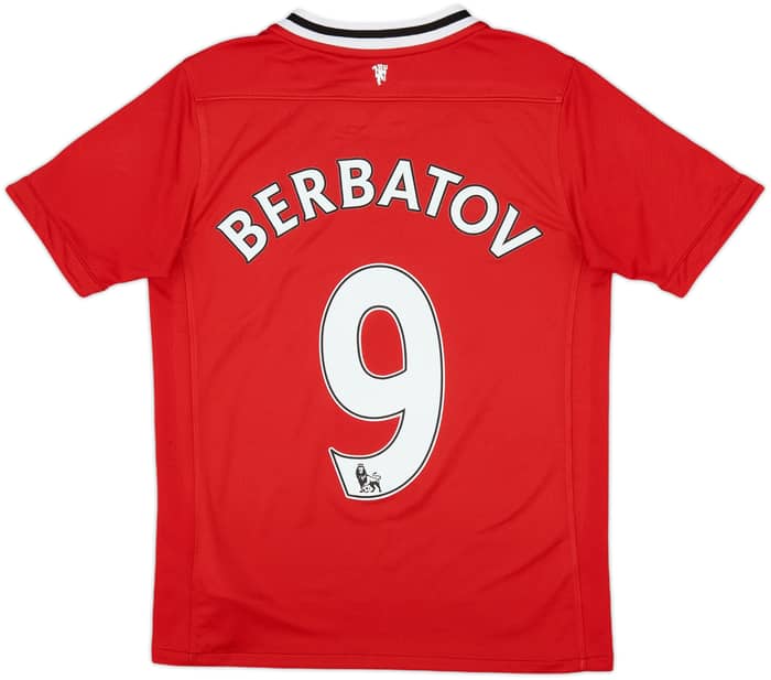2011-12 Manchester United Home Shirt Berbatov #9 - 8/10 - (L.Boys)