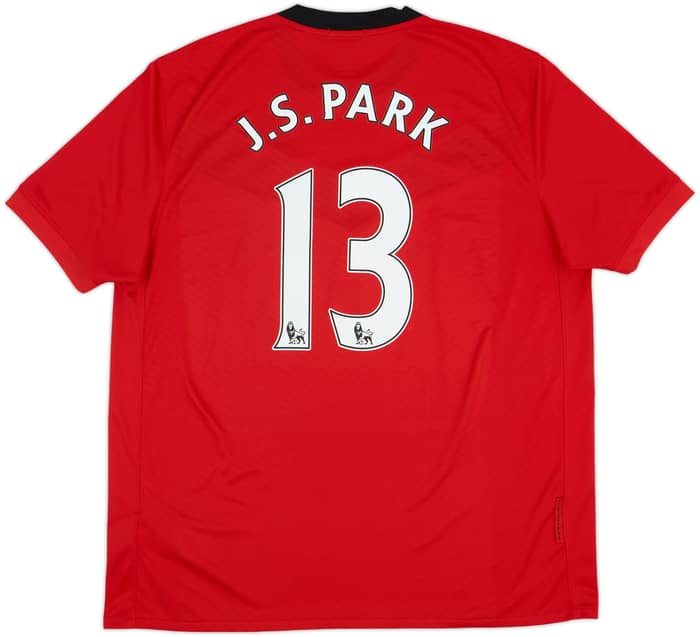 2009-10 Manchester United Home Shirt J.S.Park #13 - 8/10 - (XL)