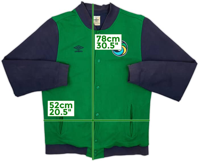 2011-12 New York Cosmos Umbro Bomber Jacket - 7/10 - (L)