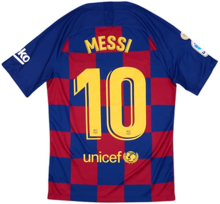 2019-20 Barcelona Home Shirt Messi #10 - 8/10 - (S)