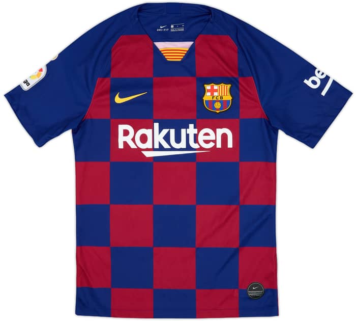 2019-20 Barcelona Home Shirt Messi #10 - 8/10 - (S)