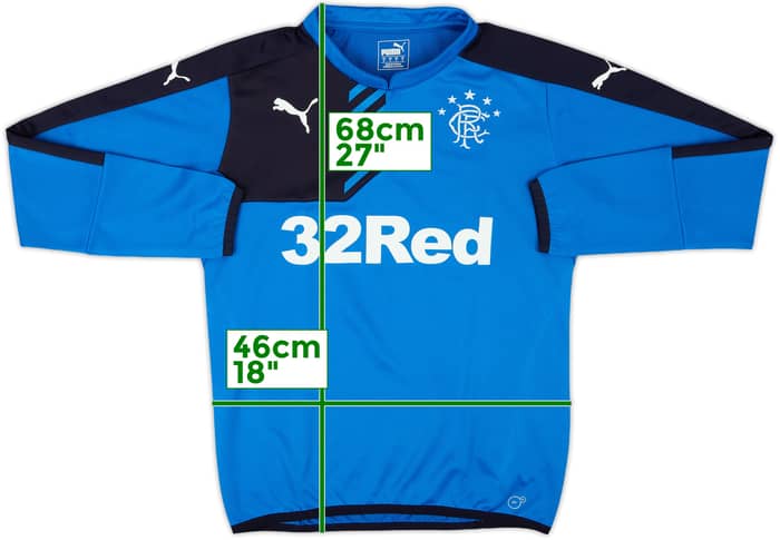 2015-16 Rangers Puma Sweat Top - 8/10 - (S)