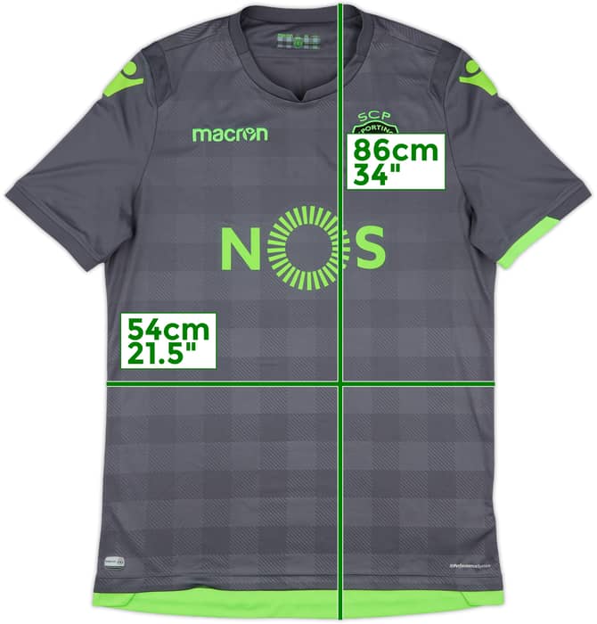 2018-19 Sporting CP Away Shirt - 8/10 - (XXL)