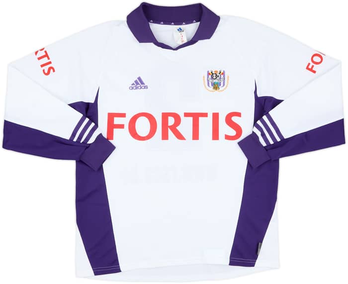 2001-02 Anderlecht Match Issue Home L/S Shirt #2
