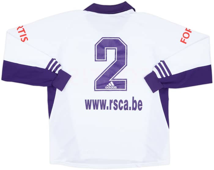 2001-02 Anderlecht Match Issue Home L/S Shirt #2