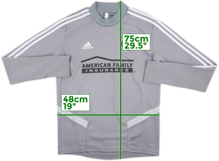 2019 Atlanta adidas Drill Top - 8/10 - (M)