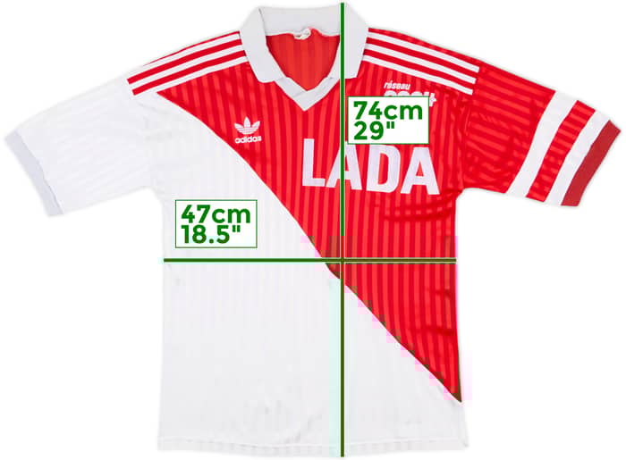 1990-91 Monaco Home Shirt - 7/10 - (S)