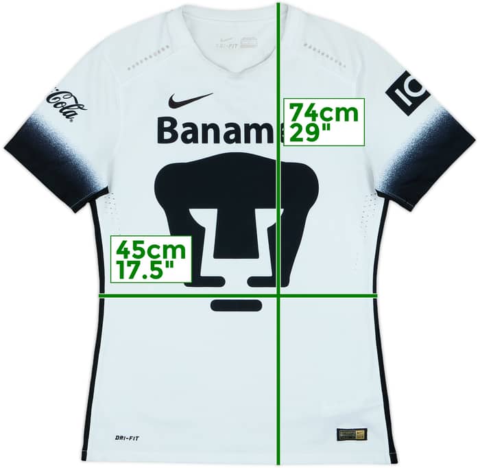 2015-16 UNAM Pumas Authentic Third Shirt - 6/10 - (M)