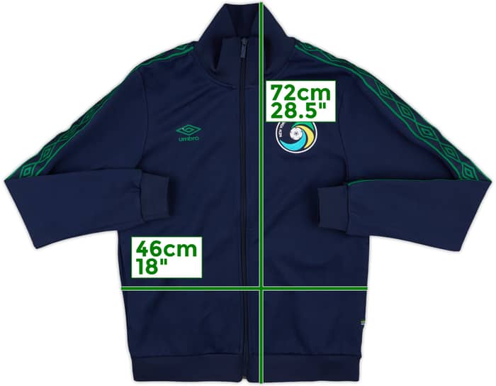 2011-12 New York Cosmos Umbro Track Jacket - 8/10 - (M)