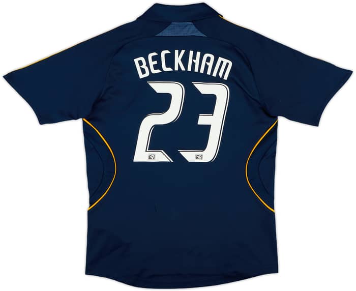 2007-08 LA Galaxy Away Shirt Beckham #23 - 7/10 - (S.Boys)