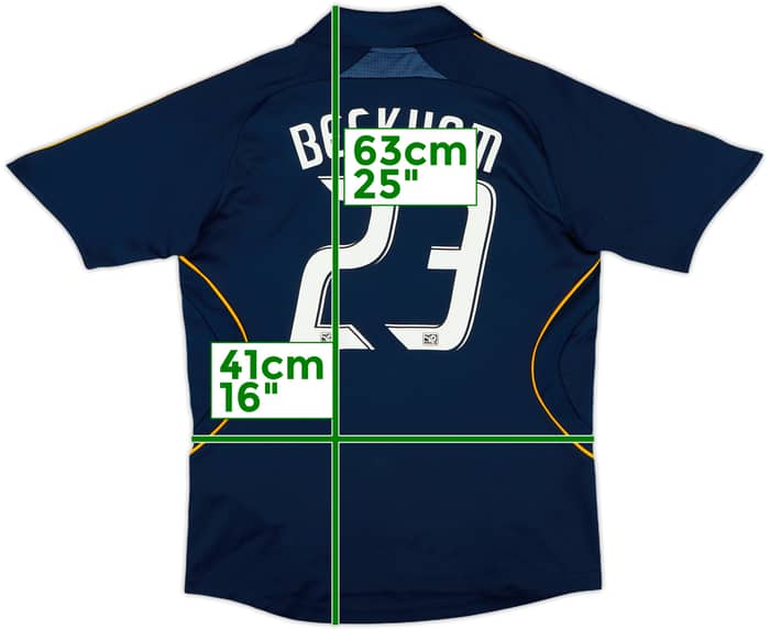 2007-08 LA Galaxy Away Shirt Beckham #23 - 7/10 - (S.Boys)