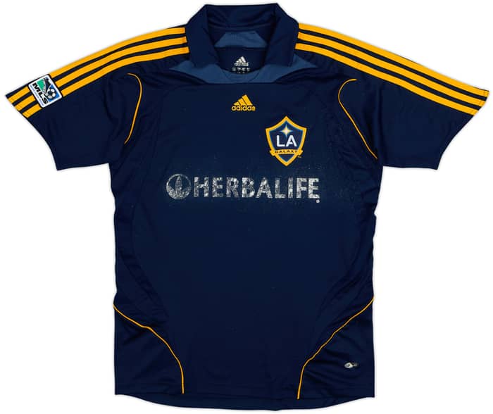 2007-08 LA Galaxy Away Shirt Beckham #23 - 4/10 - (L.Boys)