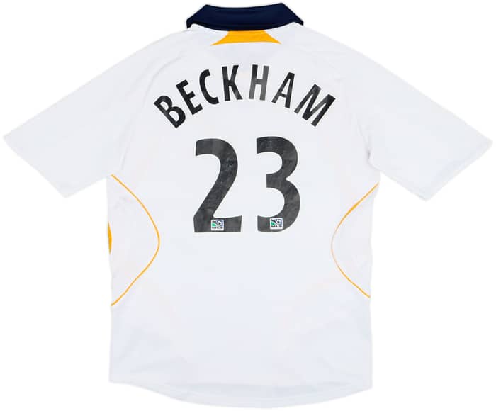 2007-08 LA Galaxy Home Shirt Beckham #23 - 6/10 - (M)
