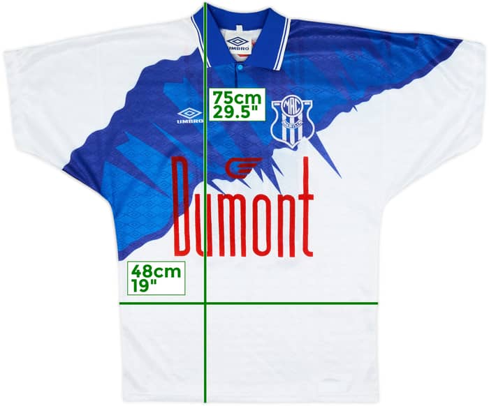 1993 Marilia Home Shirt #10 - 8/10 - (L)